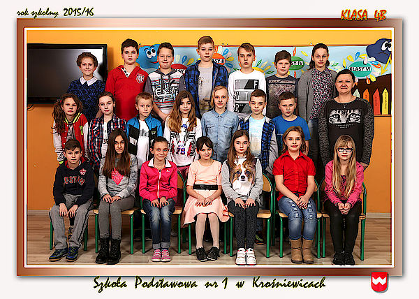 Klasa IV b Lista klas - Rok 2015/2016